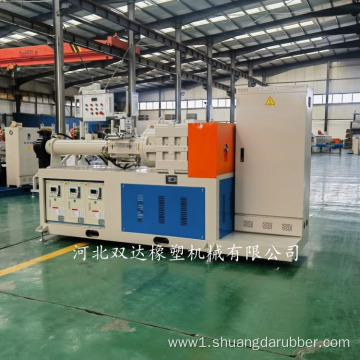 Silicone Tube Pipe Rubber Making Extruder Machine